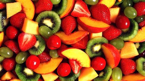 HD wallpaper: Fresh Fruit HD, kiwi, strawberry | Wallpaper Flare