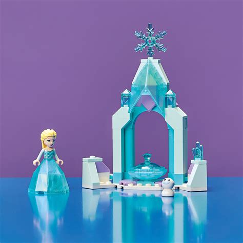 LEGO Disney Princess Elsa's Castle 43199 Set, Frozen Ice Castle with Elsa Doll, Toy for Kids 5 ...