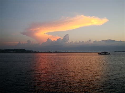 Asisbiz Leaving Calapan Port for Batangas Calapan Bay area sunset ...