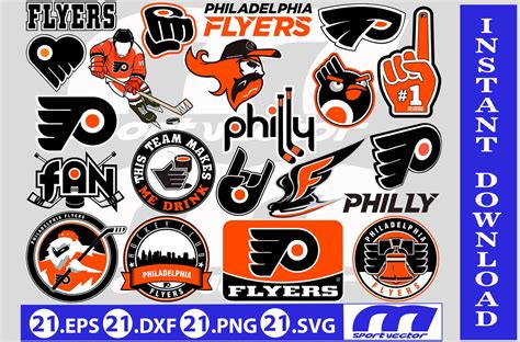 Flyers Logo SVG - Gravectory