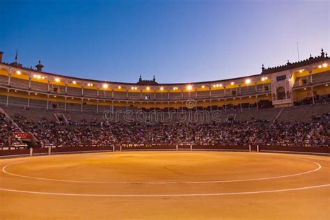 Bullfighting Arena Corrida At Madrid Spain Stock Image - Image of blood ...