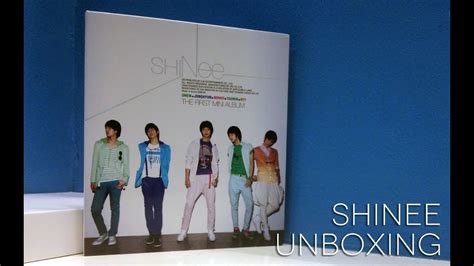 SHINee The First Mini Album Replay Unboxing - YouTube