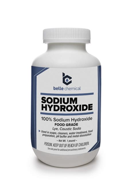 Buy Sodium Hydroxide - Pure - Food Grade (Caustic Soda, Lye) (1 Pound Jar) Online at ...