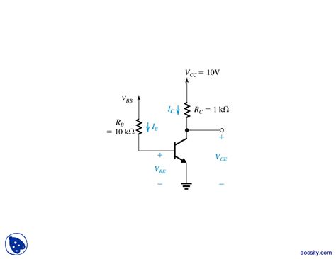 NPN BJT Circuit, Current Flows, Voltages and Models-Integrated Electronics, Amplifiers and ...