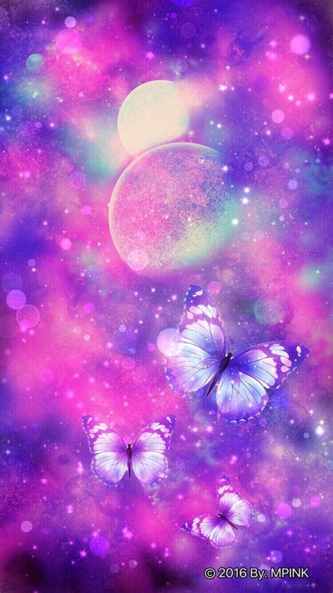 © 2016 Galaxy Butterfly Wallpaper Love Pink Wallpaper, Locked Wallpaper ...