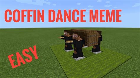 Coffin Dance Meme | Minecraft Bedrock Tutorial - YouTube