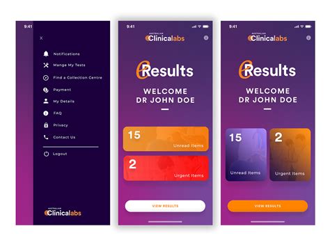 Patient Test Results - Mobile App UI by Alp Akdogan on Dribbble