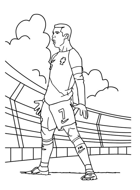 Colouring Pages, Printable Coloring Pages, Coloring Sheets, Coloring Pages For Kids, Cristiano ...