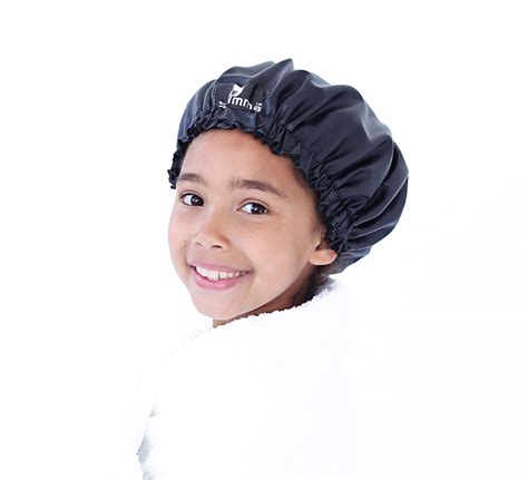 AfroShower Kids Black – Swimma Caps