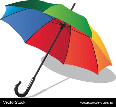 Colorful umbrella Royalty Free Vector Image - VectorStock