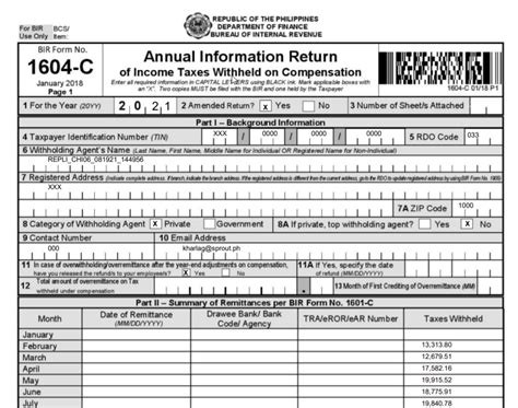 How to Generate the BIR Form 1604-C – Sprout Solutions