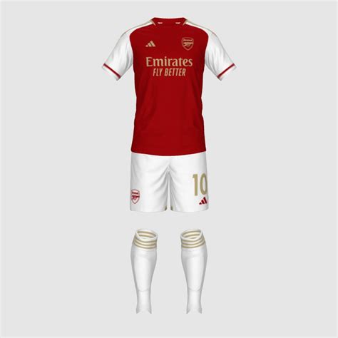 Arsenal 2023-2024 Home Kit Concept - FIFA 23 Kit Creator Showcase