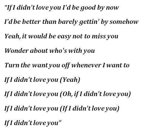 "If I Didn’t Love You" by Jason Aldean and Carrie Underwood - Song Meanings and Facts