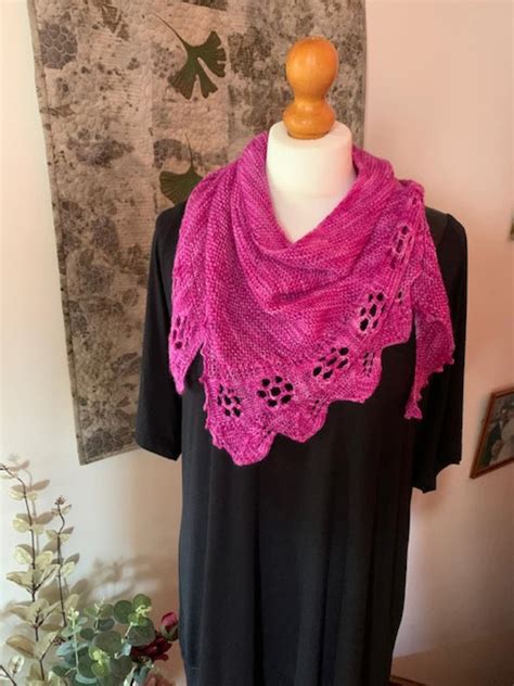 Handdyed Shawl Knit Kit Shawl Knitting Kit Handdyed Yarn - Etsy