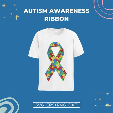 Autism Ribbon Svg Autism Awareness Day Svg Autism - Etsy