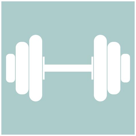 Dumbbell the white color icon 5267542 Vector Art at Vecteezy