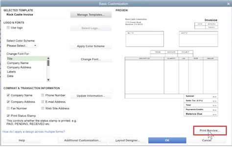 Company Invoice Template Collection