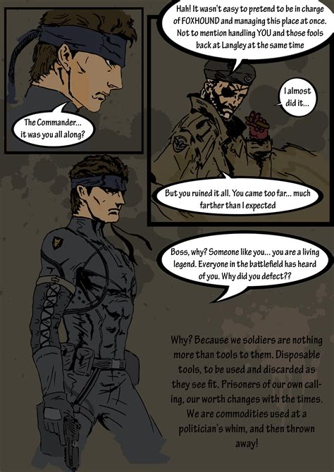 Solid Snake vs Big Boss, II by DevilBoss on DeviantArt