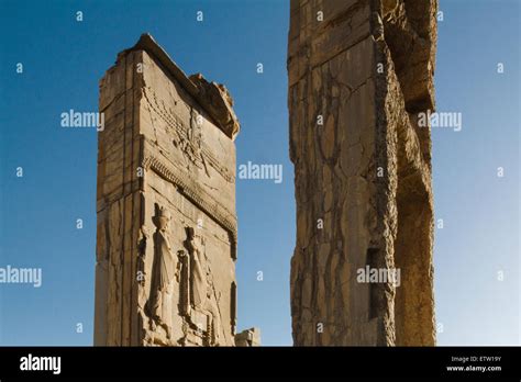 Iran, Persepolis, Palace of Darius I Stock Photo - Alamy