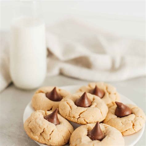 Peanut Butter Hershey Kiss Cookies - Happy Homeschool Nest