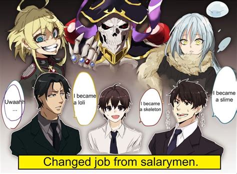 Salaryman is truly the most overpowered starting job class to pick. - Anime & Manga | Anime ...