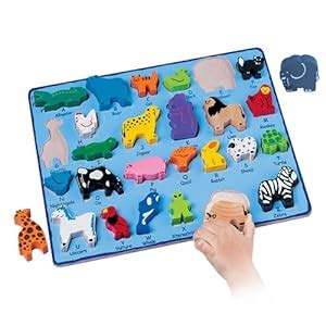 Amazon.com: ABC Animal Puzzle: Toys & Games