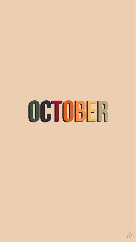 October Wallpaper - iXpap