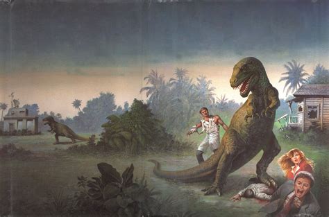 Impresionante Jurassic Park Painting