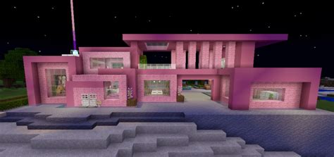 Pink Mansion | Minecraft PE Maps