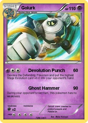 Pokémon Golurk 75 75 - Devolution Punch - My Pokemon Card