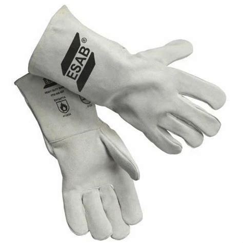 White Esab Cotton Welding Gloves at Rs 2066/pair in Ludhiana | ID: 19236657312