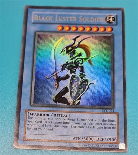 Mavin | Yu-Gi-Oh! Black Luster Soldier & Black Luster Ritual Cards SYE-024 SYE-025 RARE