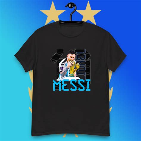 Lionel Messi Argentina Shirt Champion Argentina World Cup - Etsy