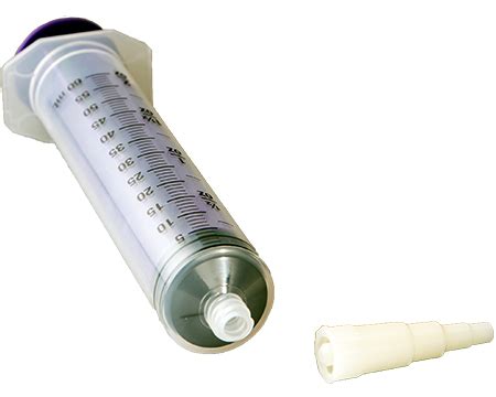 ENFit Tip Irrigation Syringe with Transition Connector - Right Way Medical