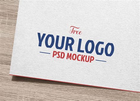 Free Natural White Paper Logo / Logotype Mockup PSD - Good Mockups