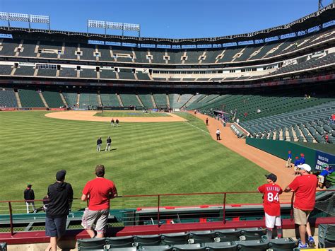 Texas Rangers Stadium Detailed Seating Chart: A Visual Reference of ...