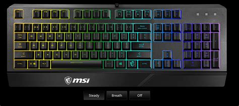 MSI VIGOR GK20 Gaming Keyboard - S11-04UK231-CLA | Novatech