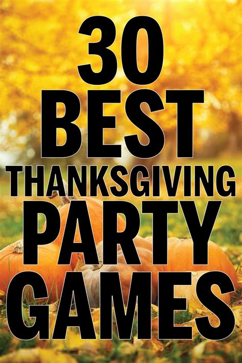 40 Best Thanksgiving Games for the Whole Family