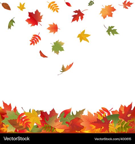 Autumn leaves Royalty Free Vector Image - VectorStock