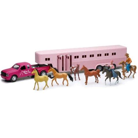 Toy Horse Trailer-Toy Truck and Horse Trailer