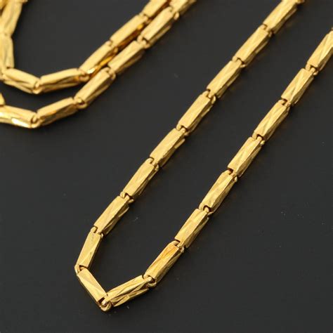 Thai 22K Yellow Gold Baht Chain Necklace | EBTH