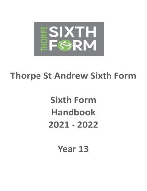 Fillable Online thorpestandrewschool org Thorpe St. Andrew School And Sixth Form Fax Email Print ...