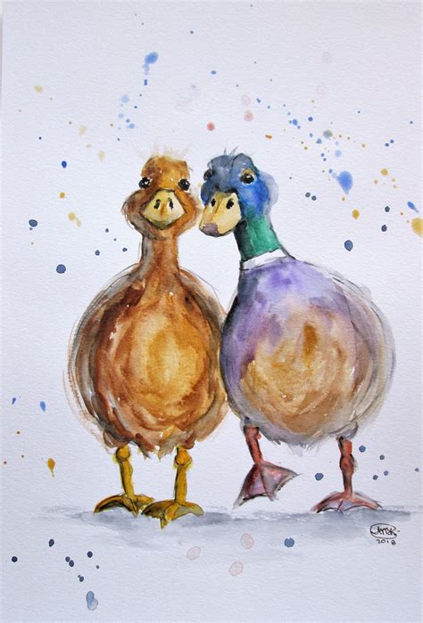 Unique Pictures Of Mallard Ducks in 2020 (With images) | Watercolor art ...