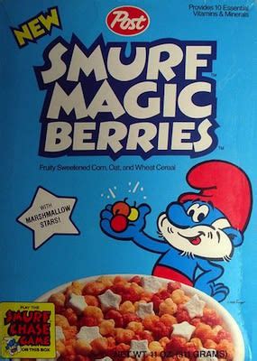 Smurf Magic Berries - 25 Awesome Cereals That No Longer Exist | Complex