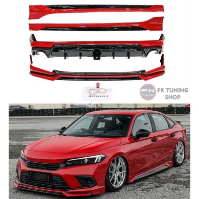 Honda Civic FE Body Kit Seti (ithal-boyasız) 2022 ve üzeri | FK Tuning Shop - Oto Aksesuar - Tuning