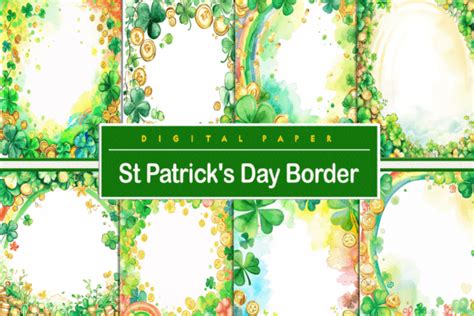 St Patrick's Day Border Graphic by Wow Art · Creative Fabrica