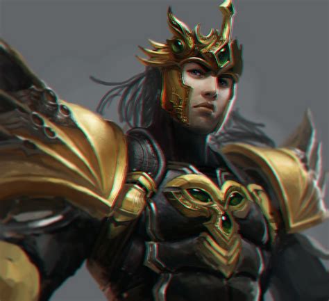 [Unfinish] Jarvan IV by zionenciel on DeviantArt