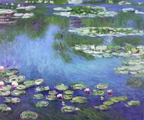 Water Lilies - Claude Monet - Oil Painting Reproduction