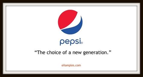 slogan pepsi | Slogan, Company taglines, Company slogans