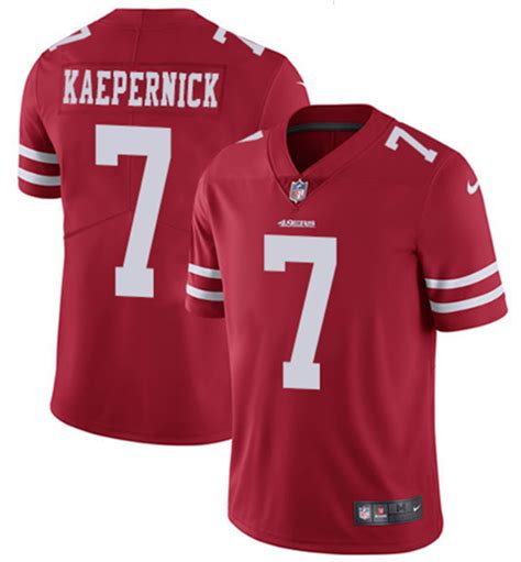 Men's San Francisco 49ers #7 Colin Kaepernick Red 2018 Vapor ...